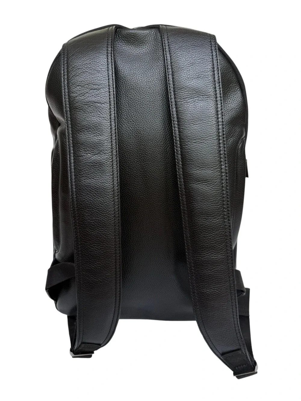 Hook and Albert Top Grain Black Leather Backpack